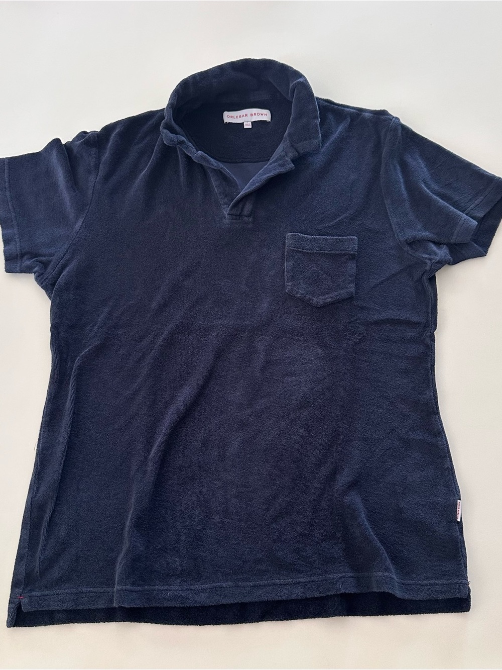 Orlebar Brown Navy Terry Cloth